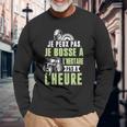 Agriculteur-Je Bosse À Lhectare Long Sleeve T-Shirt Geschenke für alte Männer