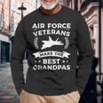 Air Force Veterans Make The Best Grandpas Veteran Grandpa V2 Long Sleeve T-Shirt Gifts for Old Men
