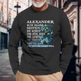 Alexander Langarmshirts personalisiert, mit Drachen & lustigem Spruch Geschenke für alte Männer