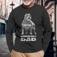 American Bully Dad American Pitbull Terrier Muscle Long Sleeve T-Shirt T-Shirt Gifts for Old Men