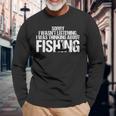 Angeln I Lustiger Spruch Fischer Angel-Zubehör Papa Opa Cool Langarmshirts Geschenke für alte Männer