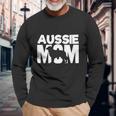 Aussie Shepherd Mom Mama Australian Shepherd Mother Long Sleeve T-Shirt Gifts for Old Men