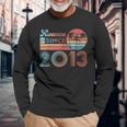 Awesome Since 2013 10 Years Old 10Th Birthday Long Sleeve T-Shirt Gifts for Old Men