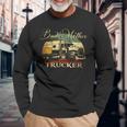 Bad Mother Trucker V2 Long Sleeve T-Shirt T-Shirt Gifts for Old Men