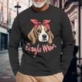 Beagle Dog Mom Beagles Dog Lover 93 Beagles Long Sleeve T-Shirt Gifts for Old Men