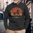 Best Big Sister Sasquatch Ever Bigfoot Believe Long Sleeve T-Shirt Gifts for Old Men