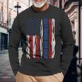 Best Bonus Dad Ever Us Flag Step Father Fathers Day Long Sleeve T-Shirt T-Shirt Gifts for Old Men