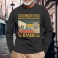 Best British Shorthair Dad Ever Retro Vintage Sunset Long Sleeve T-Shirt T-Shirt Gifts for Old Men