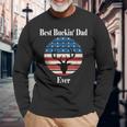 Best Buckin Dad Ever Deer Hunter Cool Hunting Long Sleeve T-Shirt T-Shirt Gifts for Old Men