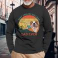 Best English Bulldog Dad Ever Fathers Day For Dog Dad Papa Long Sleeve T-Shirt Gifts for Old Men