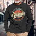Best Grumpy Ever Vintage Retro Dad Papa Grandpa V2 Long Sleeve T-Shirt Gifts for Old Men