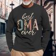 Best Oma Ever Leopard Print Long Sleeve T-Shirt Gifts for Old Men