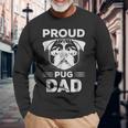 Best Pug Dad Ever Dog Lover Long Sleeve T-Shirt T-Shirt Gifts for Old Men