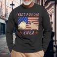Best Pug Dad Ever Pug Lover American Flag 4Th Of July Bbmxyg Long Sleeve T-Shirt T-Shirt Gifts for Old Men