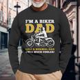 Biker Dad V2 Long Sleeve T-Shirt Gifts for Old Men