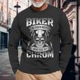 Biker Werden Nicht Grau Das Ist Chrom Biker Outfit Langarmshirts Geschenke für alte Männer