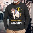Birthday Mom Mother Unicorn Cute Novelty Unique AnniversaryLong Sleeve T-Shirt Gifts for Old Men