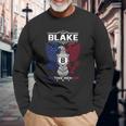 Blake Name Blake Eagle Lifetime Member G Long Sleeve T-Shirt Gifts for Old Men