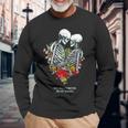 Bones Flowers You Will Forever Be My Always Long Sleeve T-Shirt T-Shirt Gifts for Old Men