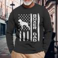 Boxer Dad Us Flag Vintage Patriotic Dog Lover Owner Men Long Sleeve T-Shirt Gifts for Old Men