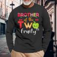 Brother Of The Twotti Frutti 2Nd Birthday Party Fruit Themed Long Sleeve T-Shirt T-Shirt Gifts for Old Men