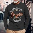 Bryan Der Mann Der Mythos Die Legende Langarmshirts Geschenke für alte Männer