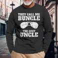 Buncle - They Call Me Buncle - The Best Uncle Funny Men Women Long Sleeve T-shirt Graphic Print Unisex Gifts for Old Men