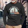 California San Francisco Golden Gate Bridge Souvenir Long Sleeve T-Shirt T-Shirt Gifts for Old Men