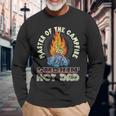 Campfire Master Smoking Hot Dadbod Vintage Distressed Retro Long Sleeve T-Shirt Gifts for Old Men