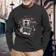 Car Engine Mechanic Long Sleeve T-Shirt Gifts for Old Men