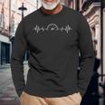 Car Speedometer Auto Mechanic Guys Heartbeat Long Sleeve T-Shirt Gifts for Old Men