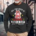 Cat Love All You Need Is Love And A Cat Named Bailey Long Sleeve T-Shirt Gifts for Old Men