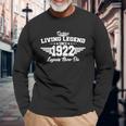Certified Living Legend Since 1922 Legends Never Die 100Th Birthday Long Sleeve T-Shirt Gifts for Old Men