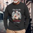 This Is My Christmas Pajama Shirt Christmas Long Sleeve T-Shirt Gifts for Old Men