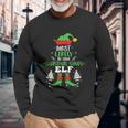 Christmas Songs Elf Matching Group Christmas Party Long Sleeve T-Shirt Gifts for Old Men