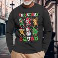 Christmas Squad Santa Dabbing Elf Family Matching Pajamas V4 Men Women Long Sleeve T-shirt Graphic Print Unisex Gifts for Old Men