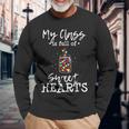My Class Is Full Of Sweethearts Rainbow Teacher Valentine V8 Long Sleeve T-Shirt Gifts for Old Men
