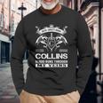 Collins Last Name Surname Tshirt Men Women Long Sleeve T-Shirt T-shirt Graphic Print Gifts for Old Men