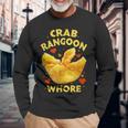 Crab Rangoon WHORE Crab Rangoon Lovers Long Sleeve T-Shirt T-Shirt Gifts for Old Men