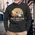 Cute Best Beagle Dad Ever Retro Vintage Puppy Lover Long Sleeve T-Shirt Gifts for Old Men