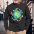 Cute Earth Day Everyday Environmental Protection Long Sleeve T-Shirt T-Shirt Gifts for Old Men