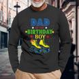 Dad Birthday Rolling Skate Birthday Family Party Men Women Long Sleeve T-shirt Graphic Print Unisex Gifts for Old Men