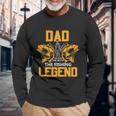 Dad The Man Myth The Fishing Legend Long Sleeve T-Shirt Gifts for Old Men