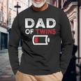 Dad Of Twins Fathers Day Long Sleeve T-Shirt Gifts for Old Men
