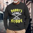 Daddys Car Fixing Buddy Mechanic Car Guy Dad Fathers Day Cool Long Sleeve T-Shirt Gifts for Old Men