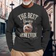 Damen Beste Yorkie Mama Aller Yorkshire Terrier Hund Geschenk Langarmshirts Geschenke für alte Männer