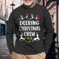 Deering Name Christmas Crew Deering Long Sleeve T-Shirt Gifts for Old Men