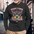 Desert Storm Veteran Pride Persian Gulf War Service Ribbon Long Sleeve T-Shirt Gifts for Old Men