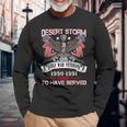 Desert Storm Veteran Proud United States Army Veteran Long Sleeve T-Shirt Gifts for Old Men