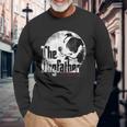 The Dogfather Pitbull Dad Dog Fathers Day Long Sleeve T-Shirt Gifts for Old Men